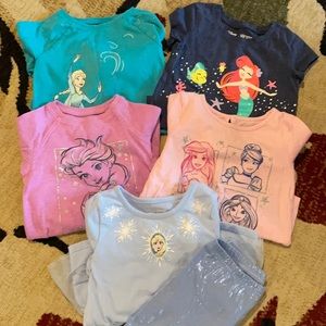 Girls 2T Disney princess bundle